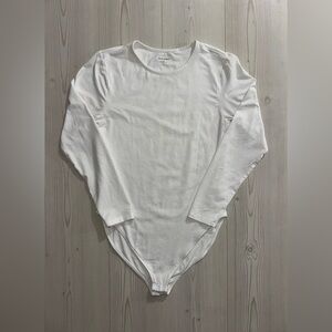 Old Navy White Long Sleeve Bodysuit